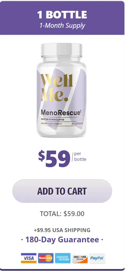 Buy one bottle of MenoRescue